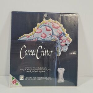 Designs for the Needle Corner Critter Spike the Dinosaur Cross Stitch Kit 8105
